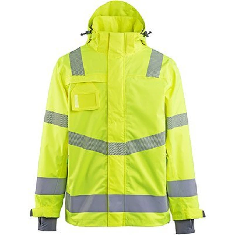 Image of Arco Arco Responsible Yellow Waterproof Hi-Vis Coat M 18S3604