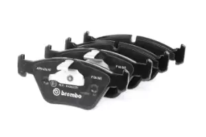 Image of BREMBO Brake pad set BMW P 06 065 34111164627,34111164629,34112157586 34112157590,34116761278,34116761280