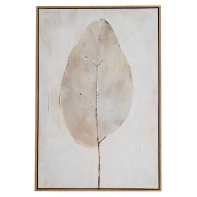 Image of Hill Interiors Ashenra Hand Painted Canvas In Frame - Wood - L3 X W60 X H90 Cm - Multi-Coloured