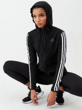 image of Adidas 3S Knt Fz Hoodie - Black Size M Women