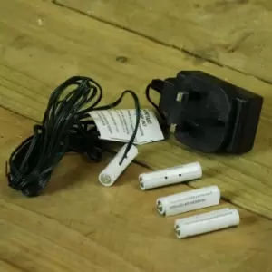 image of 4 x AAA Money Saving Battery Replacement Plug In Adapter