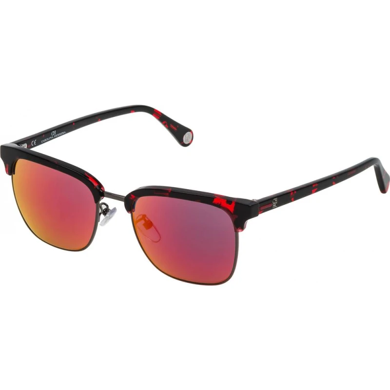 Image of Carolina Herrera Carolina Herrera SHE10653GG3R Sunglasses in Brown Brown One Size Unisex 190605039472