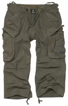 Image of Brandit Industry Vintage 3/4 Shorts olive