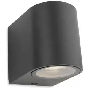 image of Scenic - 1 Light Single Wall Light Gun Metal IP44, GU10 - Firstlight