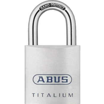 image of Abus - 80TI/60 Titalium Aluminium Alloy Key Padlock - 60MM