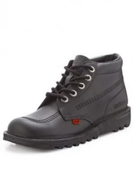 Image of Kickers Kick Hi Mens Boots, Black, Size 10, Men