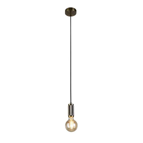 Image of Suspension Cable Antique Brass, Gold Braided Cable