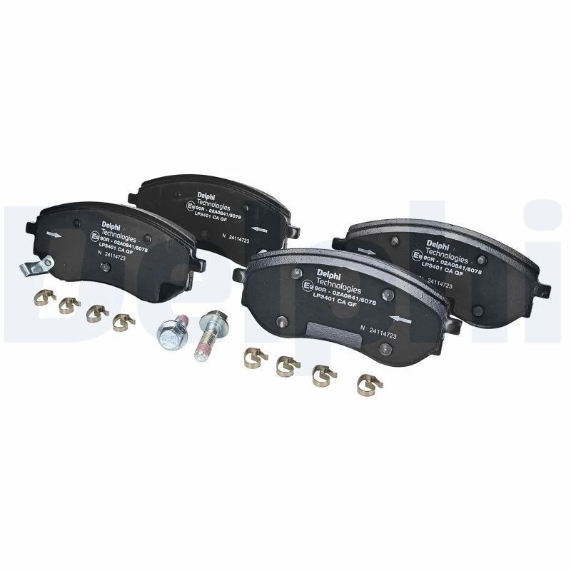 Image of DELPHI Brake pad set DELPHI LP3401