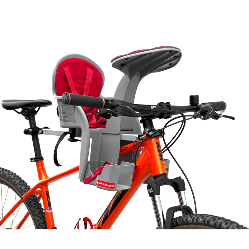 Image of Weeride WeeRide Safe Front Child Baby Bike Cycle Seat Red Red unisex One Size