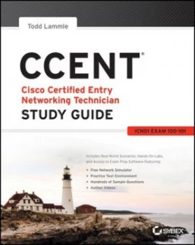 Image of Ccent Cisco Certified Entry Networking Technician Study Guide by Todd Lammle Paperback