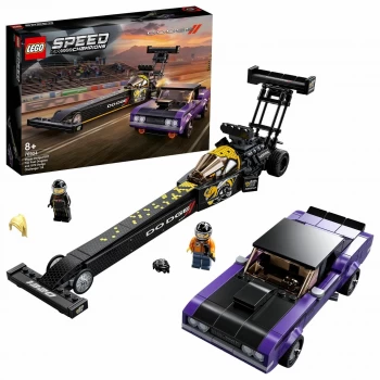 image of LEGO Speed Champions Dodge Dragster & Muscle Cars Set 76904