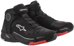 Image of Alpinestars CR-X Drystar Motorcycle Shoes, green-brown, Size 39, green-brown, Size 39