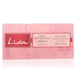 Image of JABON 100% NATURAL GLICERINA Y ROSA MOSQUETA set