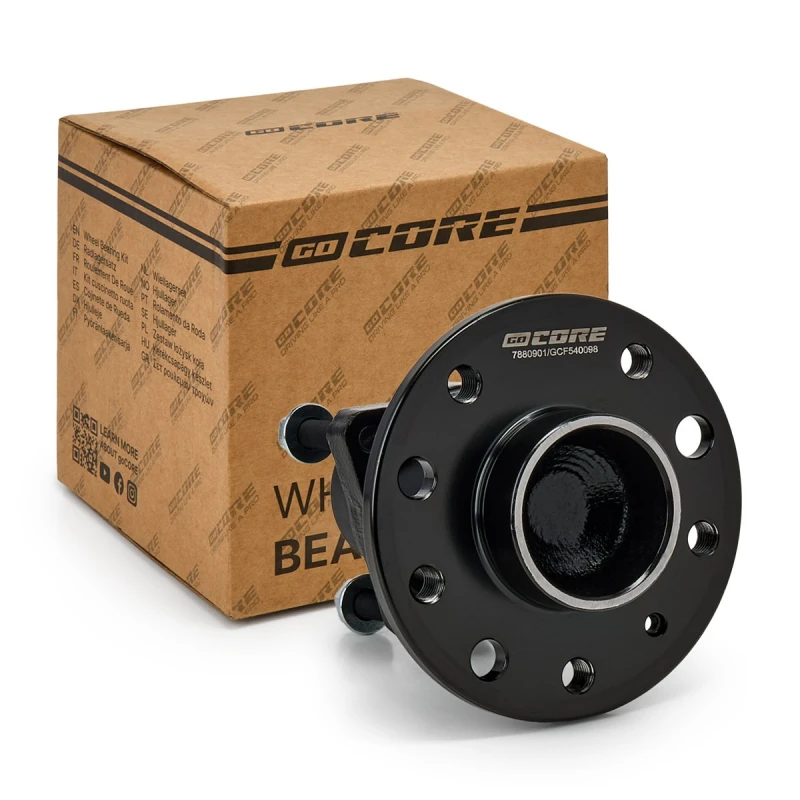 Image of goCORE GCF540098 Wheel bearing kit Rear Axle both sides, with integrated magnetic sensor ring Wheel Bearing Kit (654)