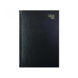 Image of Letts A4 Business Diary Day Per Page Black 2022 22-T11ZBK