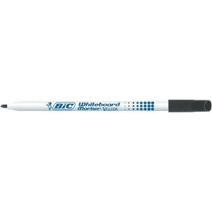 image of Bic Velleda 1721 Dry Wipe Whiteboard Marker Pens Blue Pack of 24 Markers