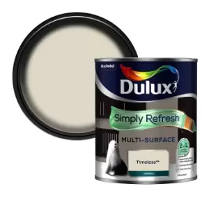 Image of Dulux Simply Refresh Multi Surface Timeless Eggshell Paint 750ml