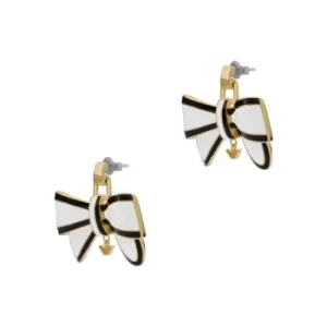 Image of Ladies Emporio Armani Gold-Tone Brass Stud Earring