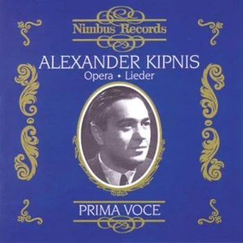 image of Giuseppe Verdi - Alexander Kipnis in Opera and Lieder CD