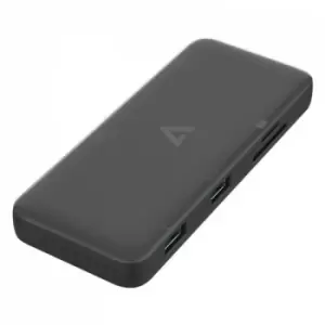Image of V7 CD52877 Docking USB 3.2 Gen 1 (3.1 Gen 1) Type-C Black