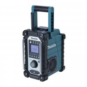 image of Makita DMR102 Cordless Job Site Radio Blue