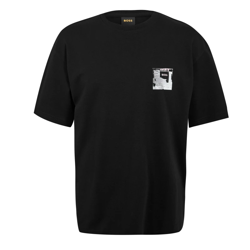 Image of Boss Te Citylights 10275515 01 Black 001 male S