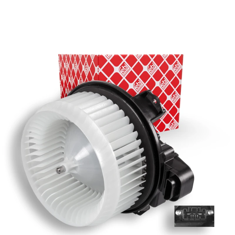 Image of FEBI BILSTEIN 106451 Blower Motor for left-hand drive vehicles Interior Blower (2669)