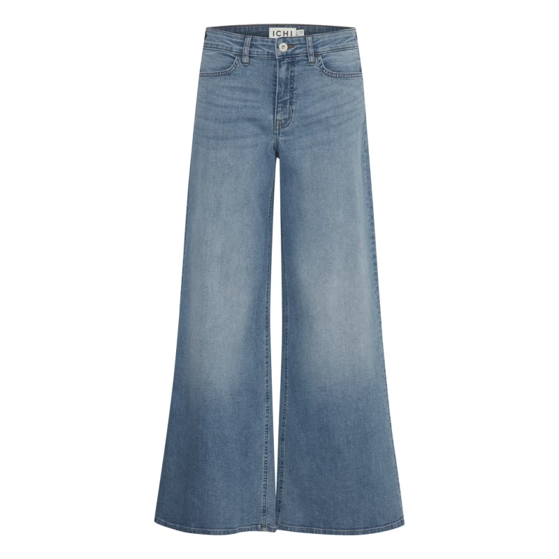 Image of Ichi Womens wide-leg jeans Ichi Twiggy Bleu Female 27x32 20119022-19044