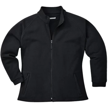 Image of F282BKRM - sz M Aran Ladies Fleece - Black - Portwest