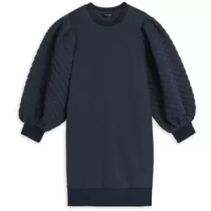 Image of Ted Baker Xcelina Quilted Jersey Dress - Blue