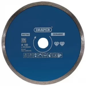 Image of Draper 99780 Continuous Diamond Blade (180mm)
