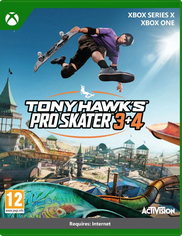 Image of Tony Hawk's Pro Skater 3+4 Xbox One Series X Game