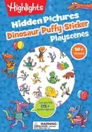 Image of dinosaur hidden pictures puffy sticker playscenes