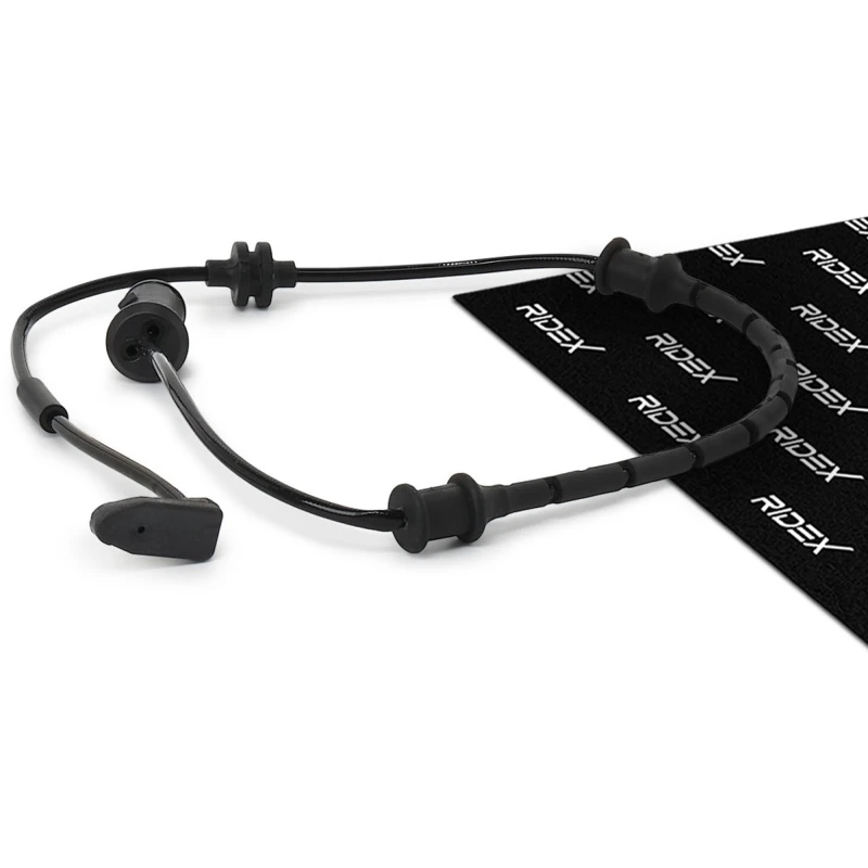 Image of RIDEX 407W0044 Brake Pad Wear Sensor Front axle both sides Warning Contact,brake pad wear (407)