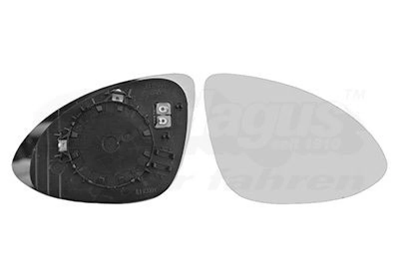 Image of VAN WEZEL Wing mirror glass VAN WEZEL 7405838