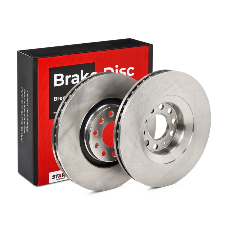 Image of STARK SKBD-0020203 Brake disc Front Axle, Vented, Cast Iron, Uncoated, Untreated, without bolts/screws Cast Iron Brake Disc (82)