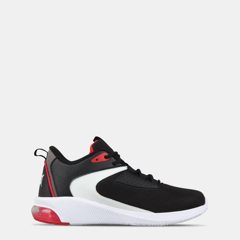 Image of Everlast Mens Swish Lightweight Basketball Trainers Blk/White/Red09 male 7 (41)