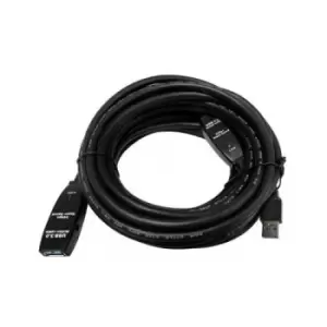 image of 10m USB3 A Male to A Female Extension Cable Black