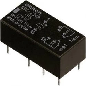 image of PCB relays 12 Vdc 2 A 2 change overs Omron G6A 274