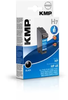 Image of KMP H7 ink cartridge Black