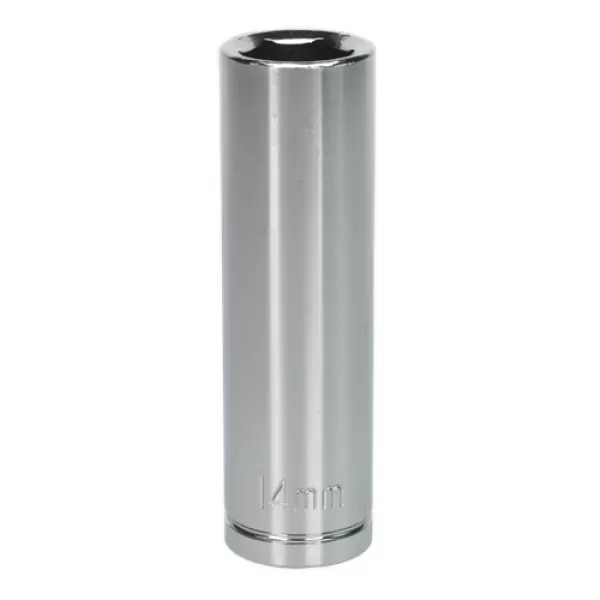 Image of Genuine SEALEY S0670 WallDrive® Socket 14mm Deep 1/2Sq Drive