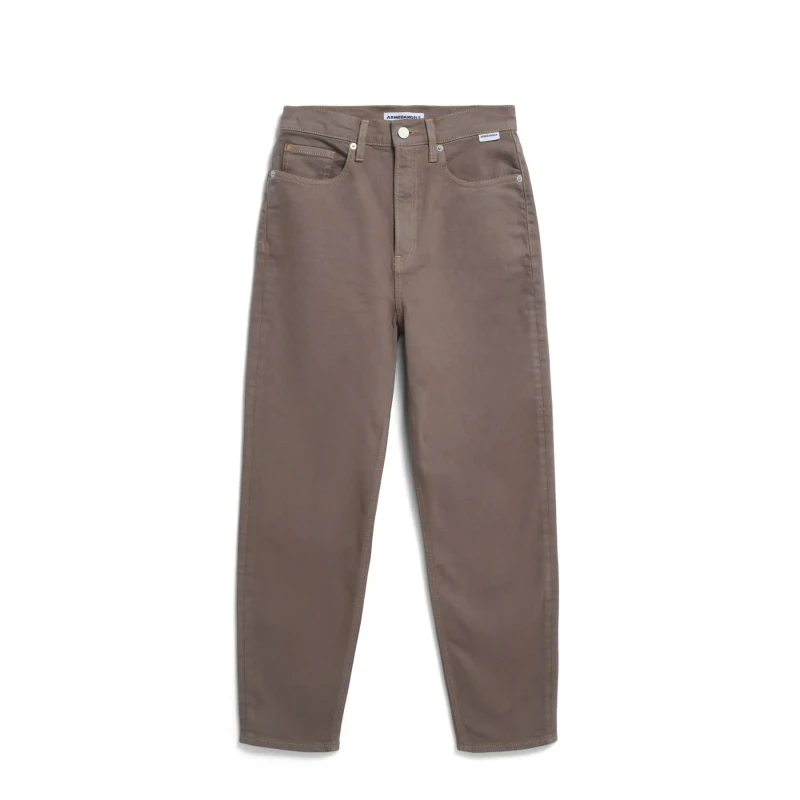 Image of ARMEDANGELS Womens tapered jeans Armedangels Mairaa Marron Female 30x34