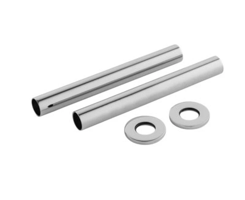 Image of Balterley Heating Accessories Decorative Chrome Pipes Chrome Silver unisex