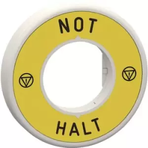 Image of Schneider Electric ZBY9W2M230 Label holder (Ø) 60 mm Yellow, Grey