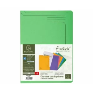 Image of Forever Slip File A4 Assorted, 8 Packs of 5