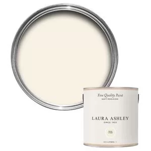 Image of Laura Ashley Pale Ivory Matt Emulsion Paint, 2.5L