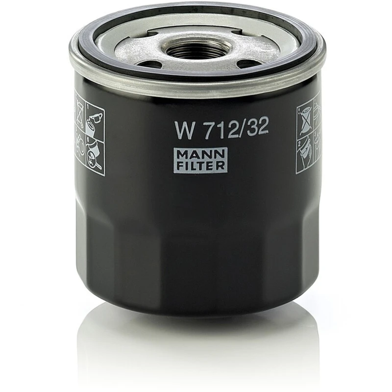 Image of MANN-FILTER W 712/32 Oil filter Spin-on Filter Oil Filter (7)