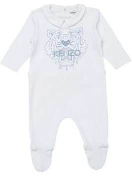 image of Kenzo Baby Organic Set Of Two Babygrows - Blue