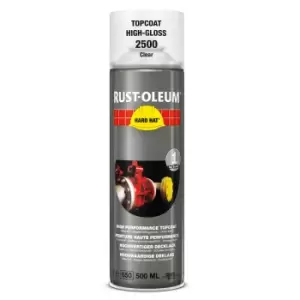 Image of Rust Oleum Hard Hat Transparent Spray Paint Transparent 500ml