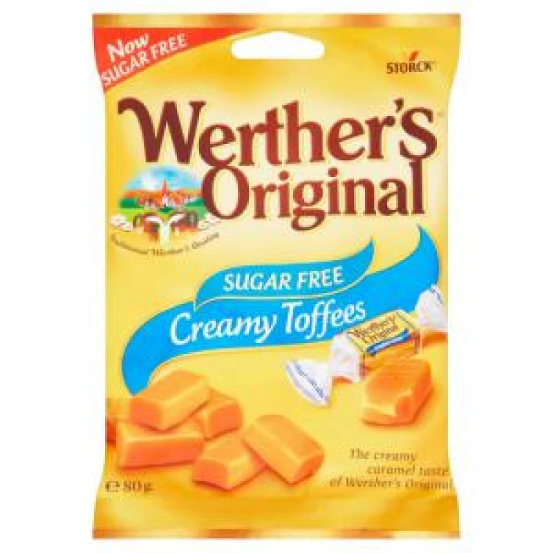 Image of Werther's Toffee Sugar Free, 80g